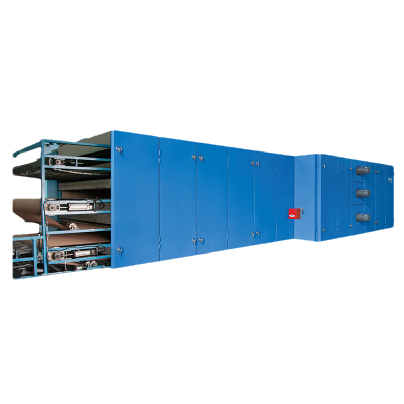 Glue-coated cotton drying machine